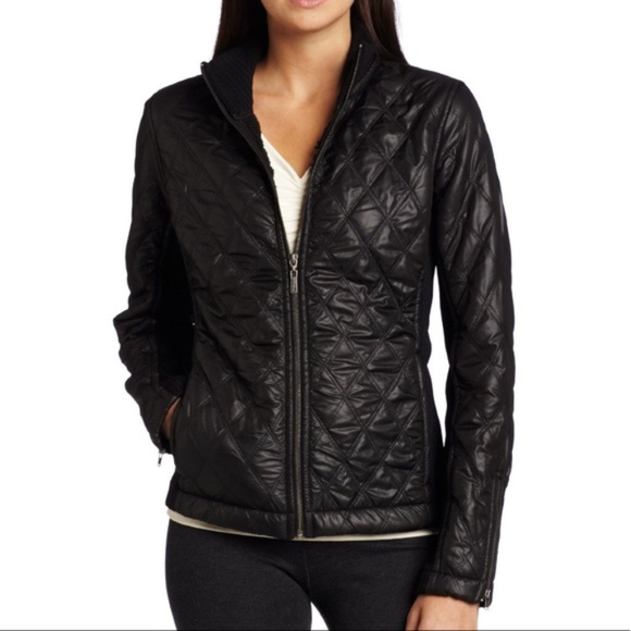 Prana Jackets & Blazers - Prana Black Diva Diamond Quilted Sherpa Lined Jacket